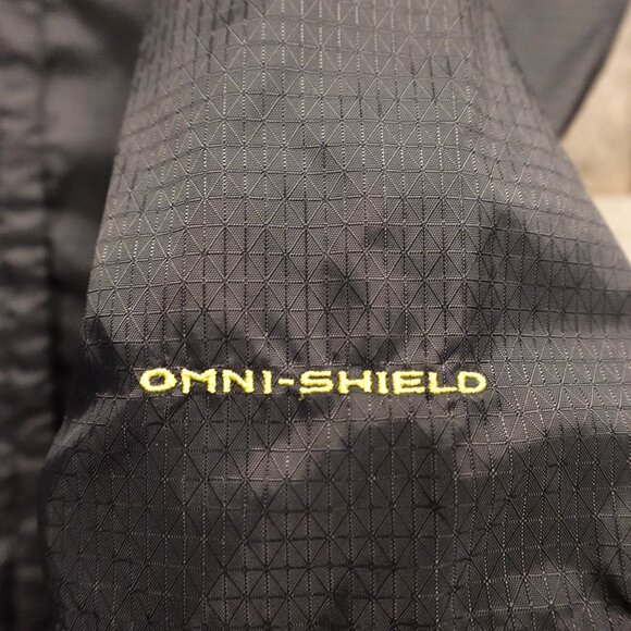 Columbia Windy Explorer Jacket Boys’ Large Black Omni-Shield Hooded Windbreaker - Picture 3 of 12